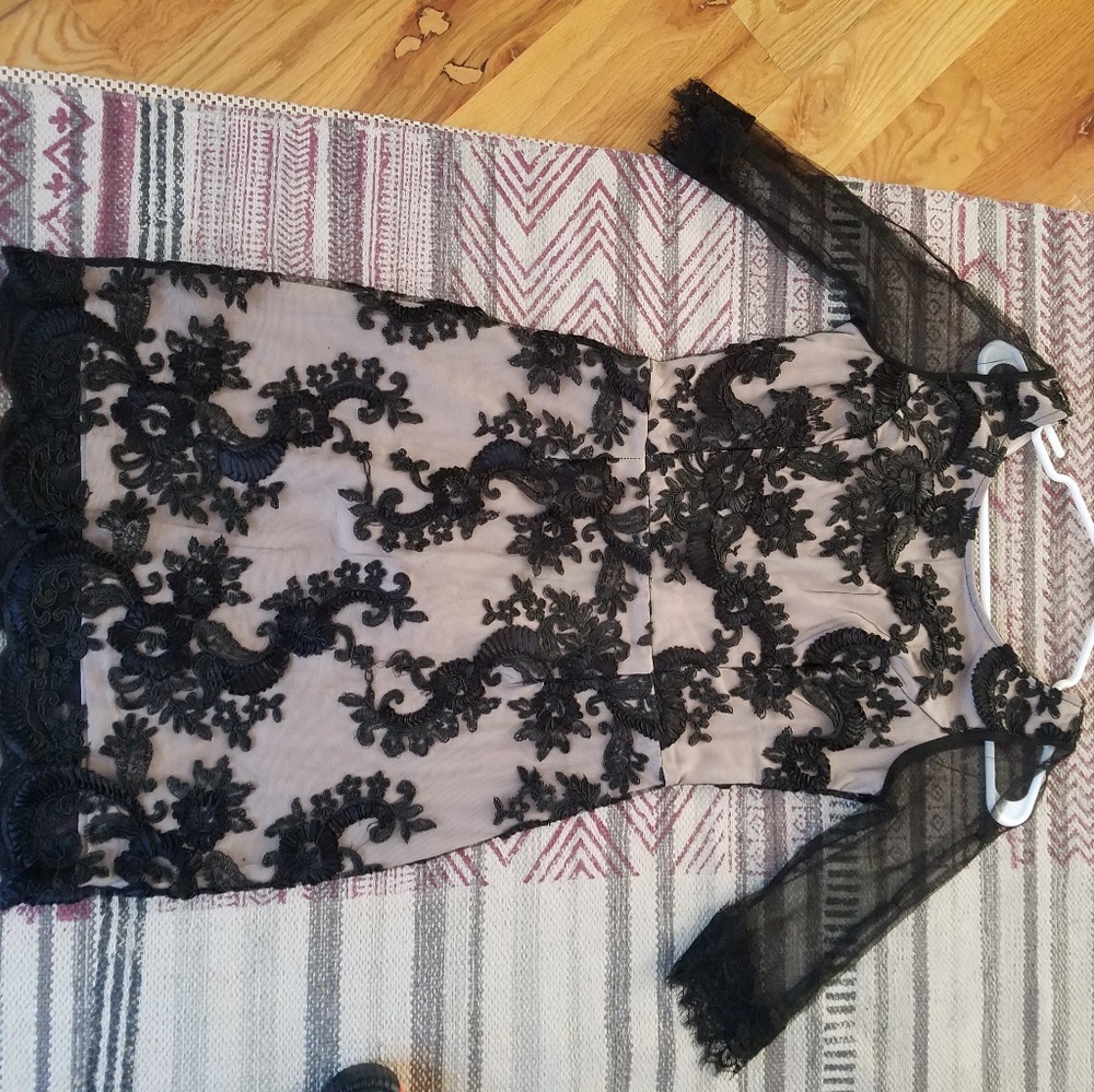 Modcloth black lace dress